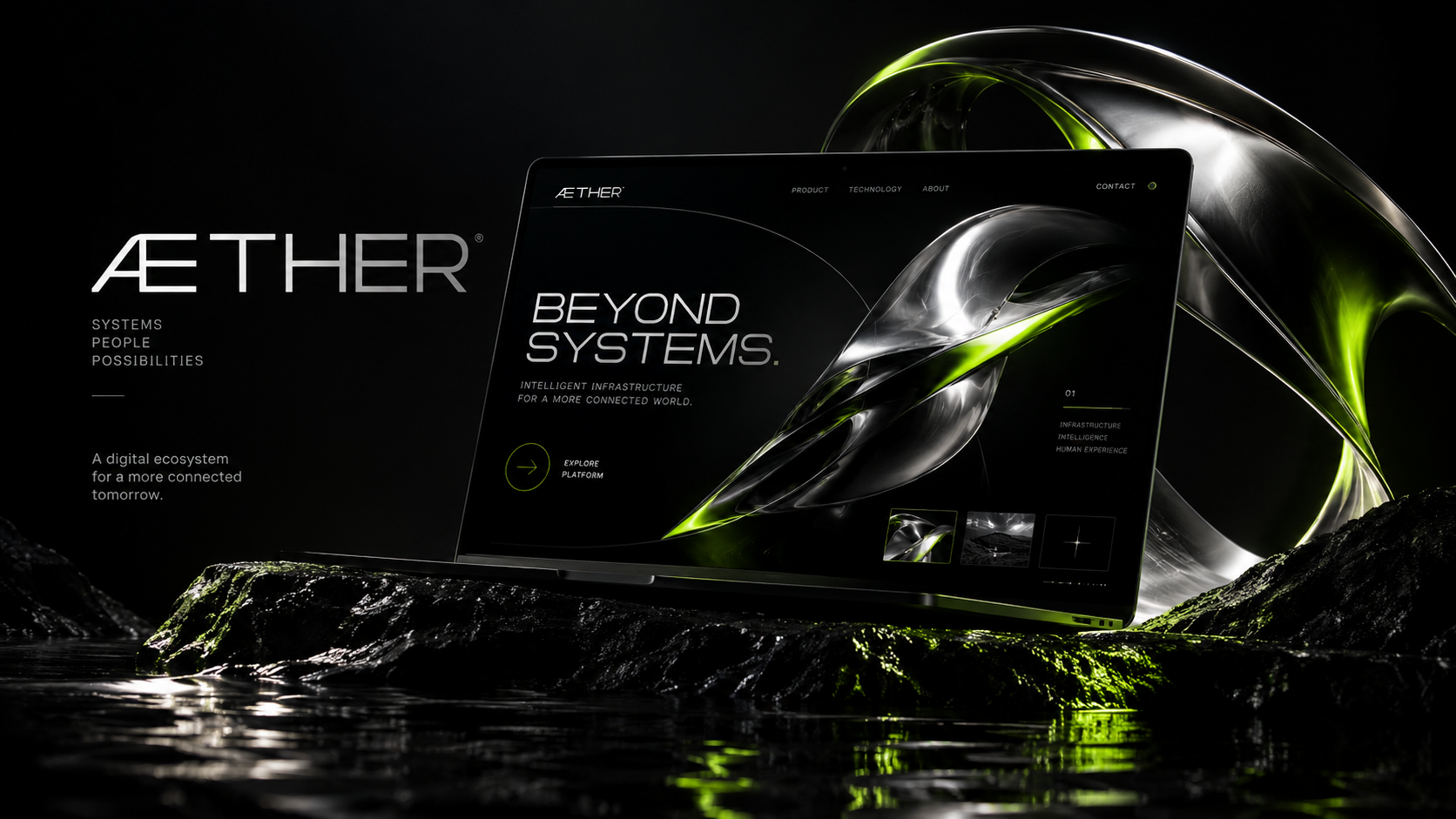 ÆTHER — Digital identity / Interactive experience